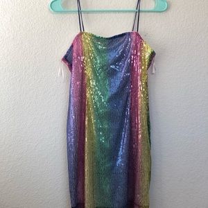 Nasty Gal sparkly dress